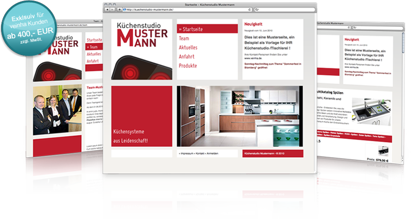 Ihre Website, schnell und einfach